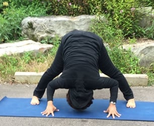 Standing Wide Legged Forward Bend