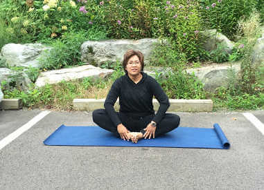 Butterfly pose